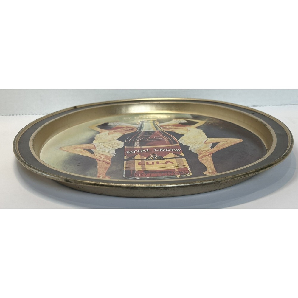 Royal Crown RC Cola Metal Serving Tray Made in Frenchtown, NJ USA Fabcraft Inc. - Picture 8 of 10
